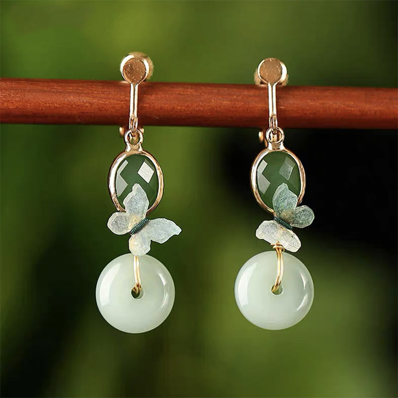 Boucles d'oreilles fantaisie de style antique