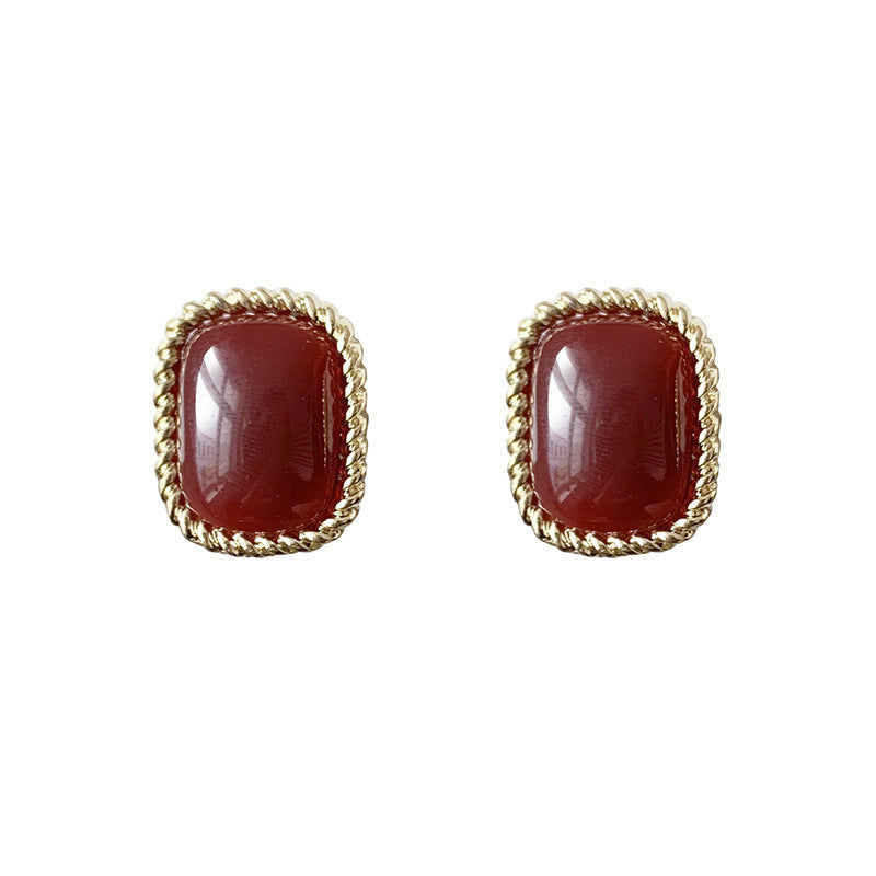 Earrings French Baroque Style Fashion Stud Earrings