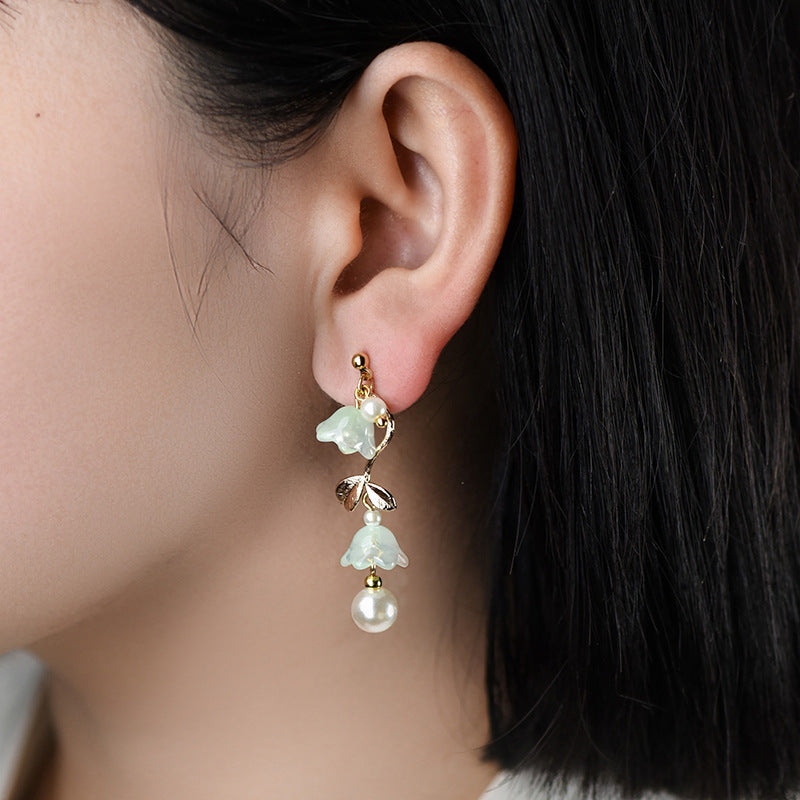 Linglan Ancient Style Tassel New Chinese Style Simple Earrings