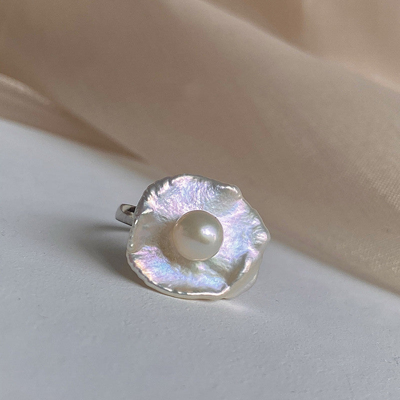 Natural Baroque Pearl Ring