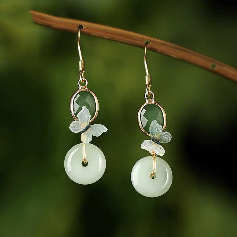 Boucles d'oreilles fantaisie de style antique