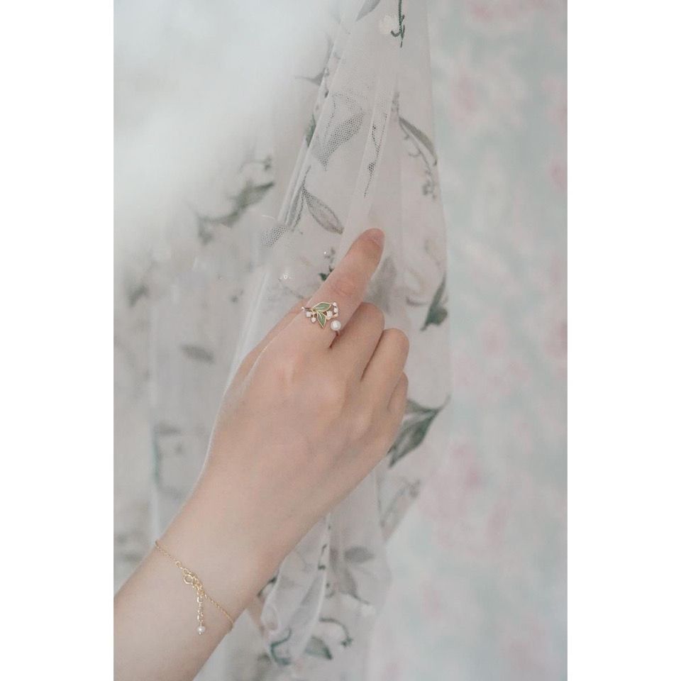 Linglan Element Female Plated S925 Silver Ring