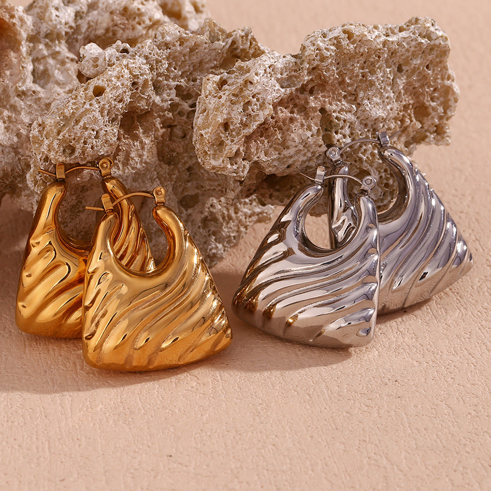 Boucles d'oreilles personnalisées pour personnes à la recherche d'un centre d'intérêt particulier (acier inoxydable) 