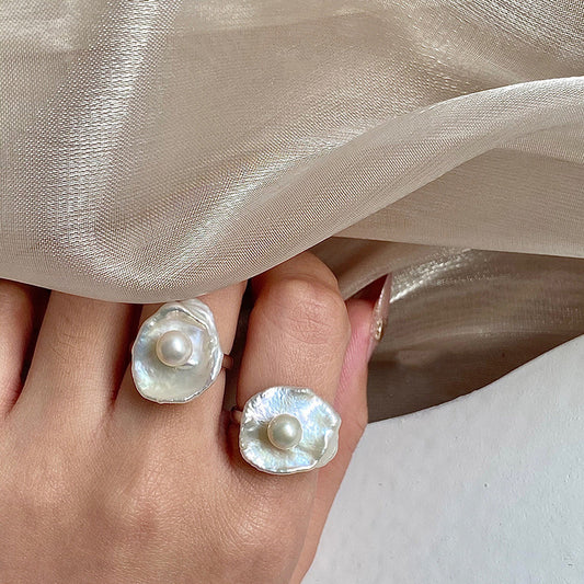 Natural Baroque Pearl Ring