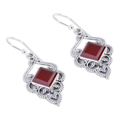 Boucles d'oreilles vintage en argent