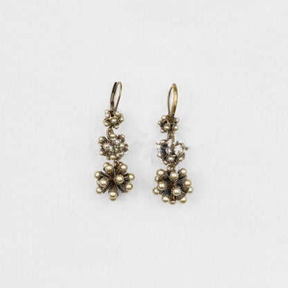 Boucles d'oreilles vintage de style baroque