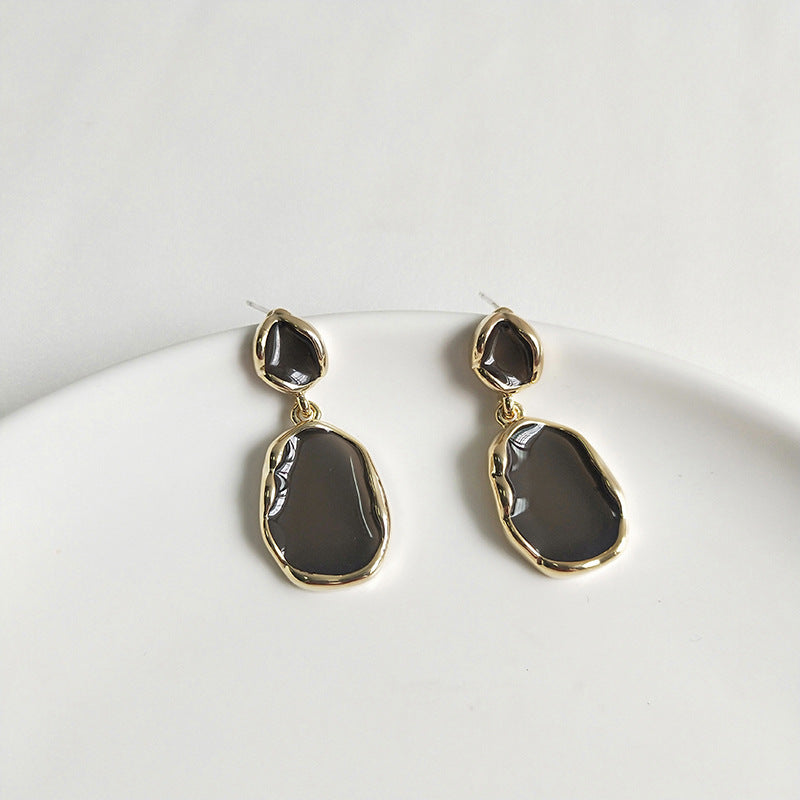 Temperament Drop Oil Enamel Earrings