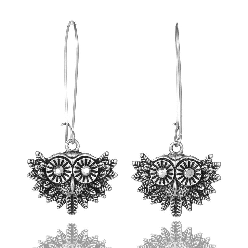 Boucles d'oreilles vintage en argent