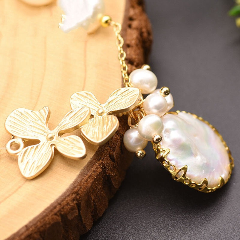 Bracelet de perles d'eau douce baroques