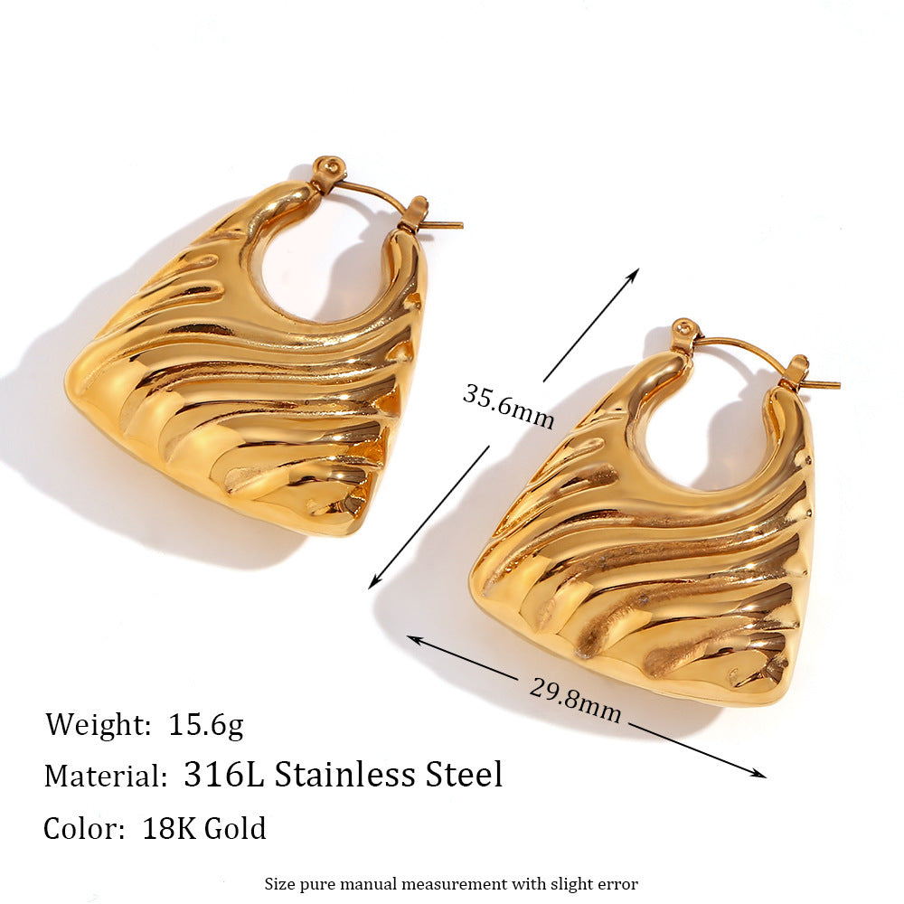 Boucles d'oreilles personnalisées pour personnes à la recherche d'un centre d'intérêt particulier (acier inoxydable) 