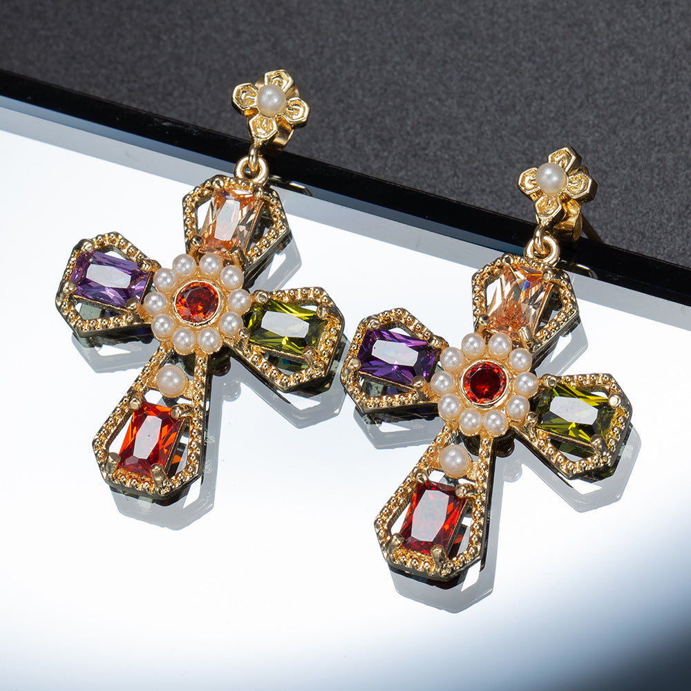14k-gold-plated-color-zircon-ornament-fashion-earrings