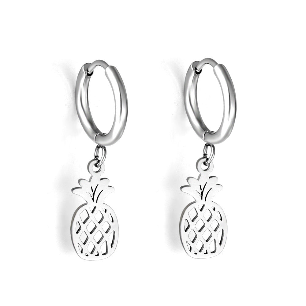 Fruit Stainless Steel European And American Earrings