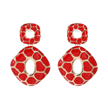 Women's Vintage Geometric Alloy Drip Earrings