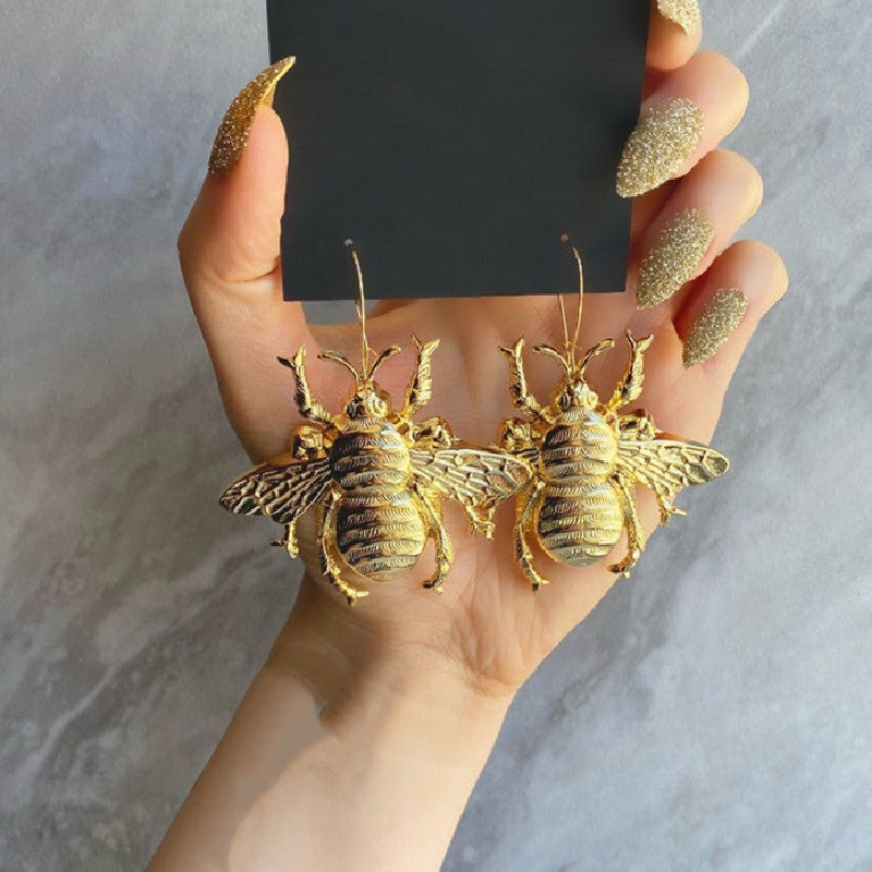 Fashion Insect Big Bee Earrings Jewelry