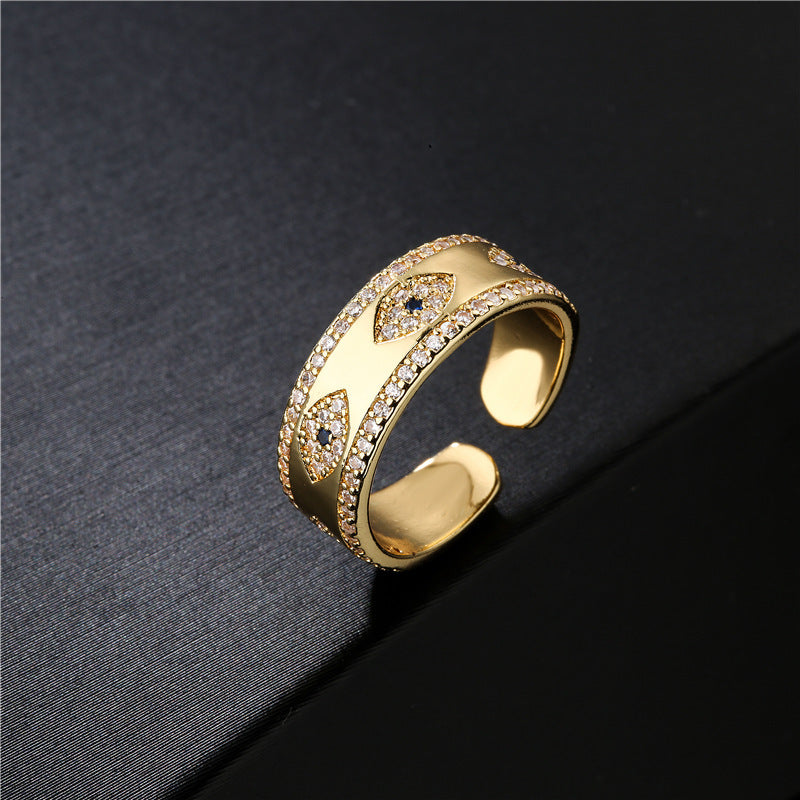 18K Gold Plated Zircon Ring