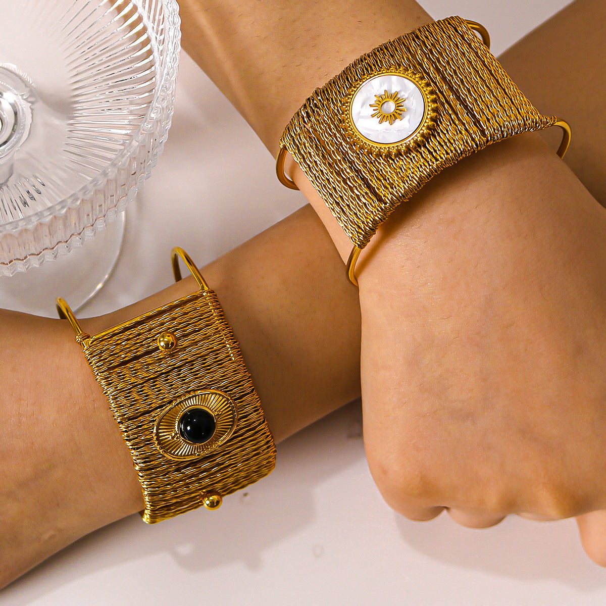 18K Gold Plated Titanium Steel Bracelet