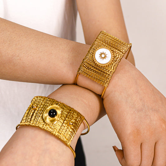 18K Gold Plated Titanium Steel Bracelet