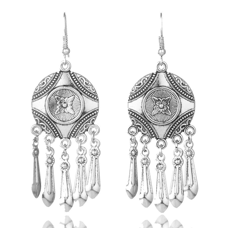 Boucles d'oreilles vintage en argent