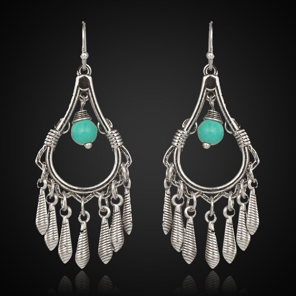 Boucles d'oreilles vintage en argent