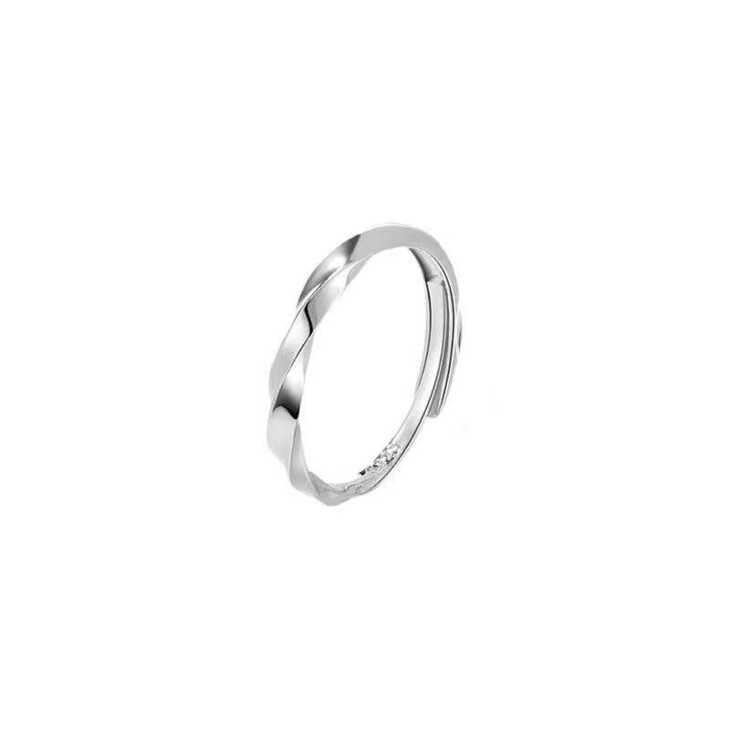 Mobius S925 Sterling Silver Lightyear Couple Ring