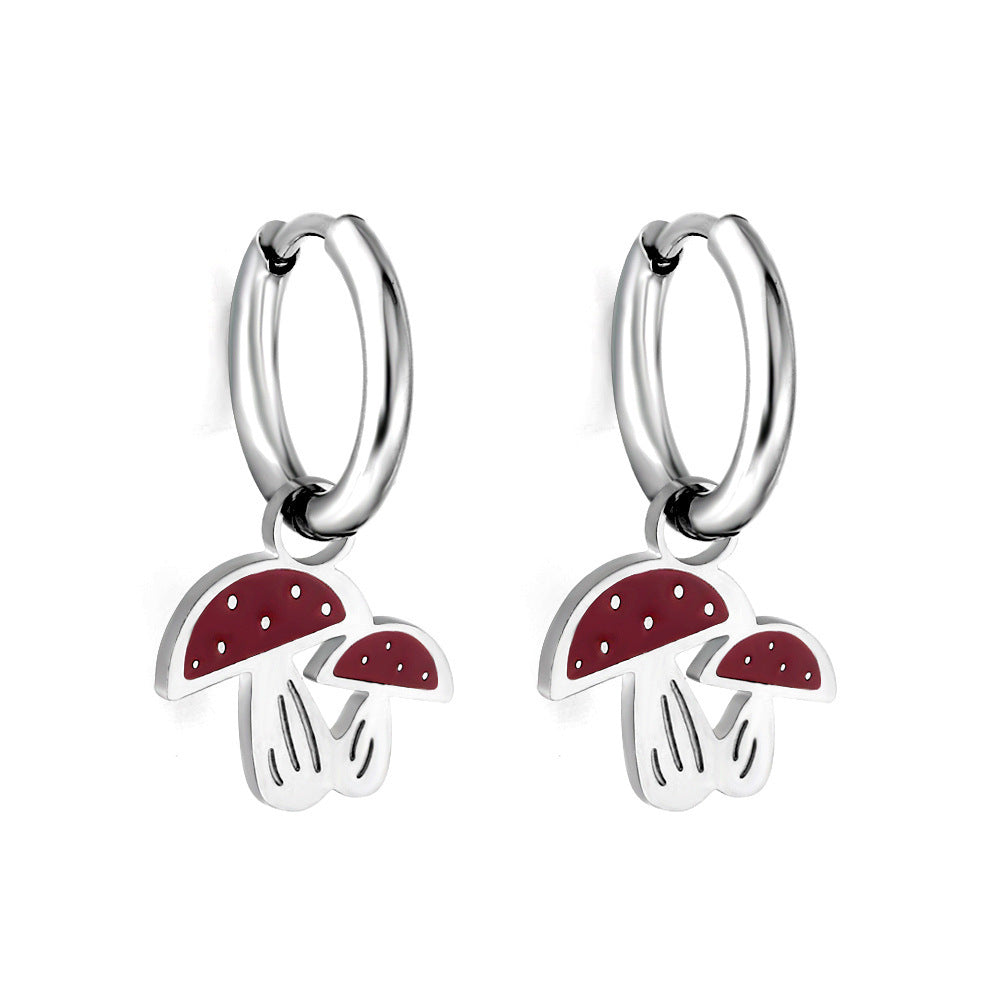 Fruit Stainless Steel European And American Earrings