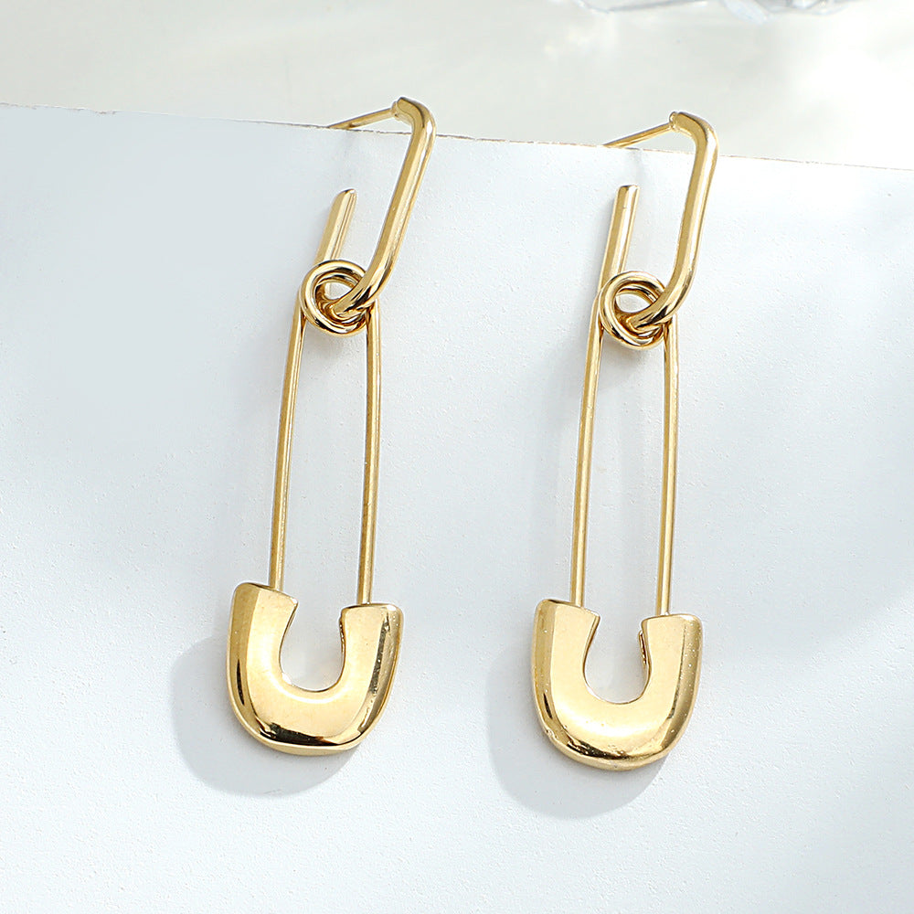 Stainless Steel Earrings For Women Niche Design Vintage