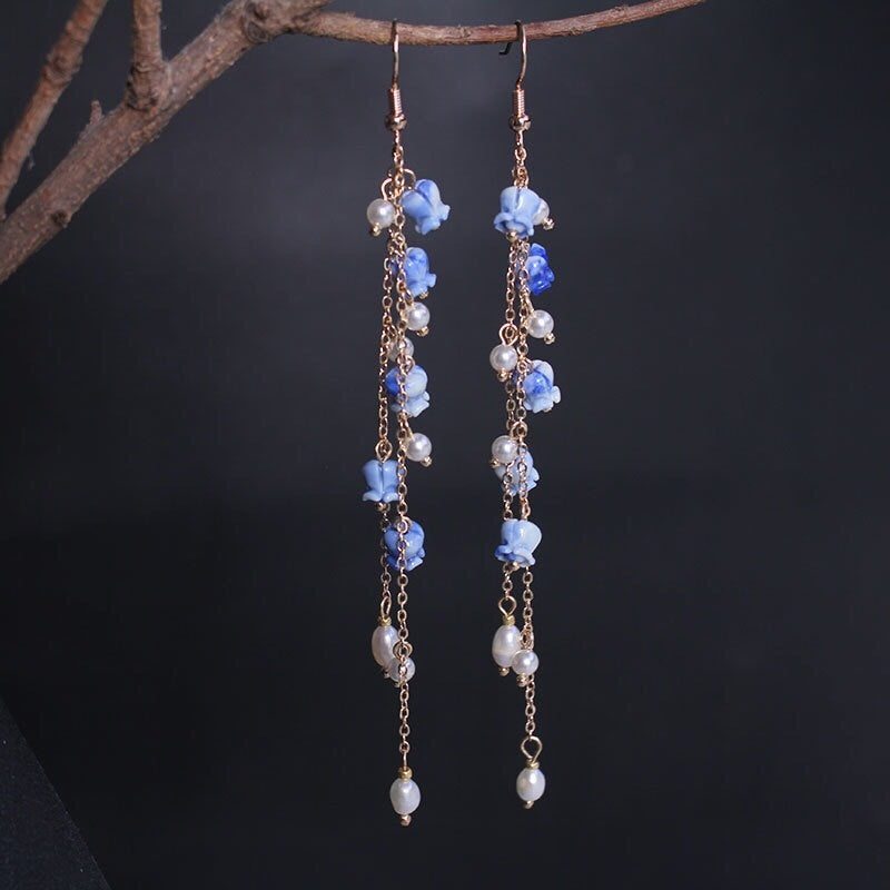 Boucles d'oreilles coquillages antiques pour femmes