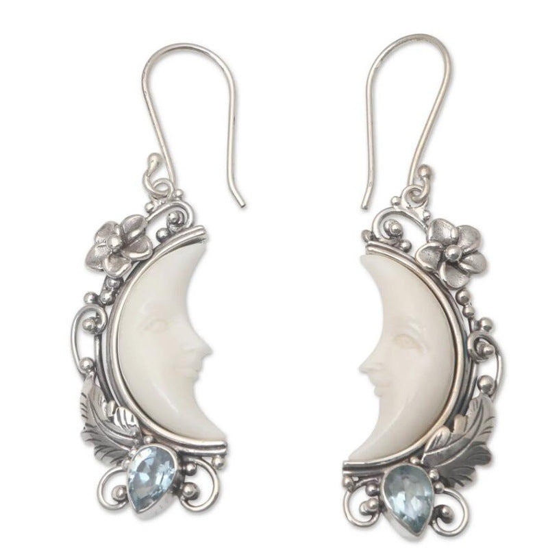 Vintage Mysterious Face Alloy Carved Earrings