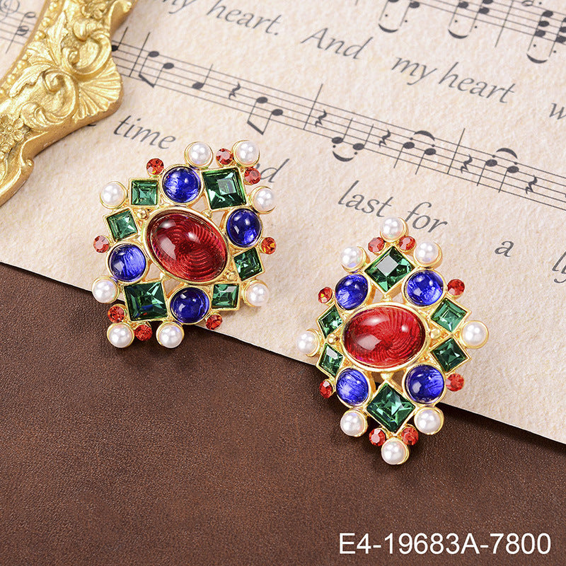 Boucles d'oreilles de style rétro High Court