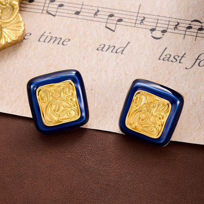 18k gold plated Retro Style Fashion Earrings