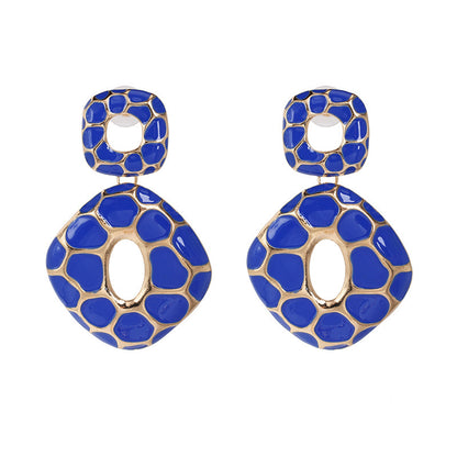 Women's Vintage Geometric Alloy Drip Earrings