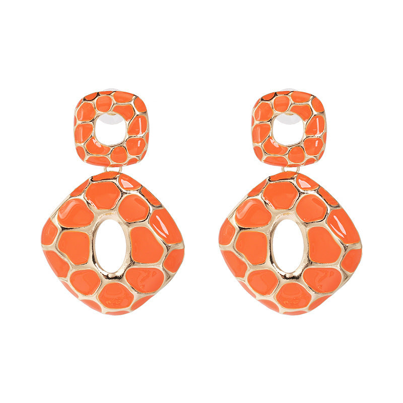 Women's Vintage Geometric Alloy Drip Earrings